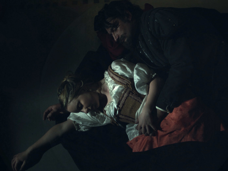Docu-fiction sulla vita di Caravaggio, regia di Rubino Rubini